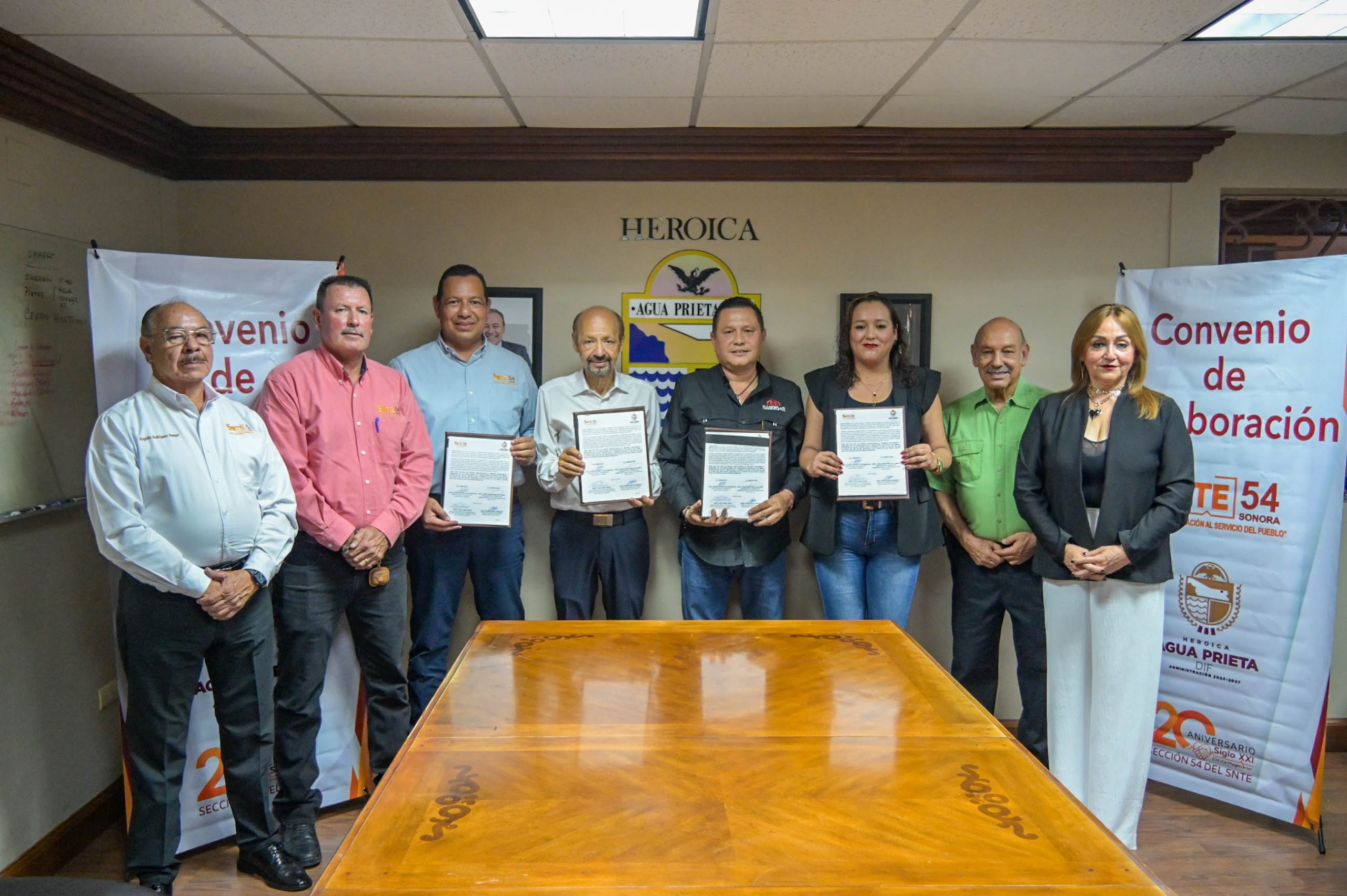 firma de convenio snte isssteson dif-23